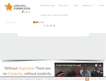 Tablet Screenshot of coaching-inspiracional.com